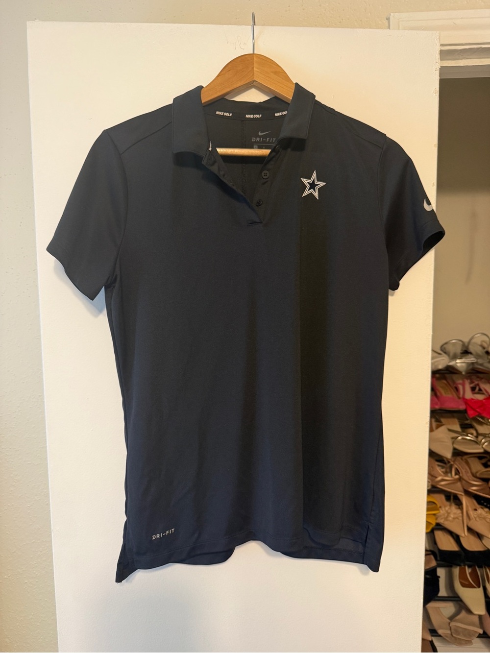 Dallas Cowboys gear Short Sleeve Collared Athletic Top